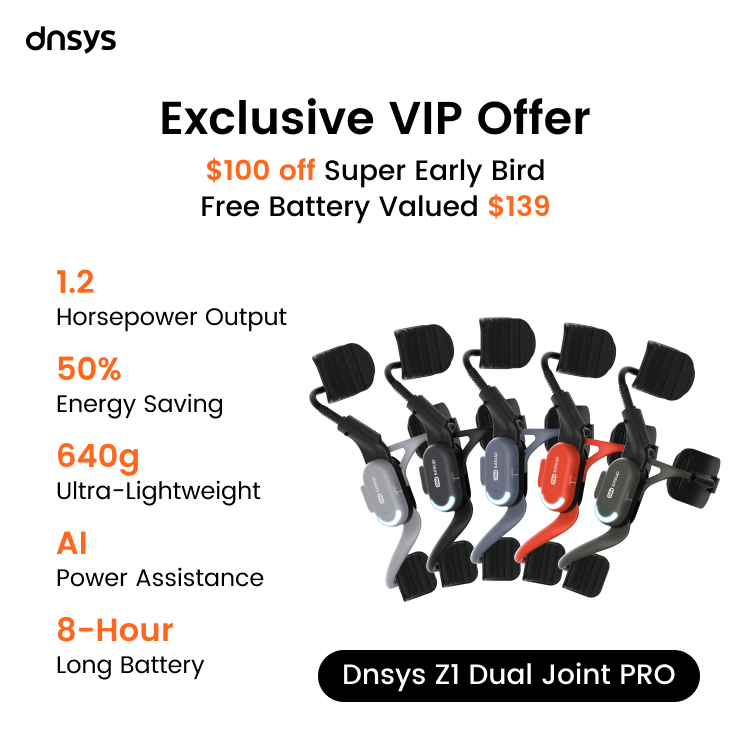 $10 Dnsys Z1 Exoskeleton Deposit Reservation - Defy Gravity, Go Beyond