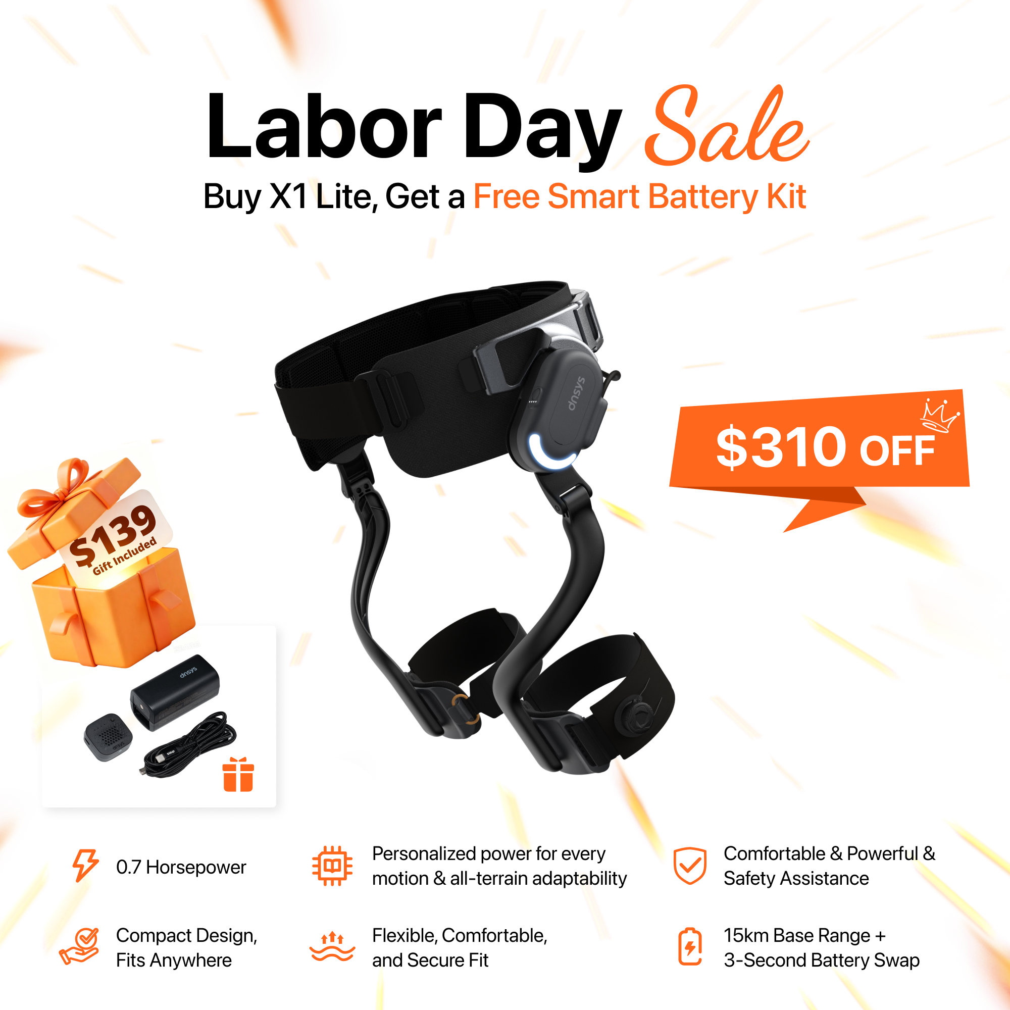 Dnsys X1 Hip Exoskeleton: Every Step Is A Leap Forward