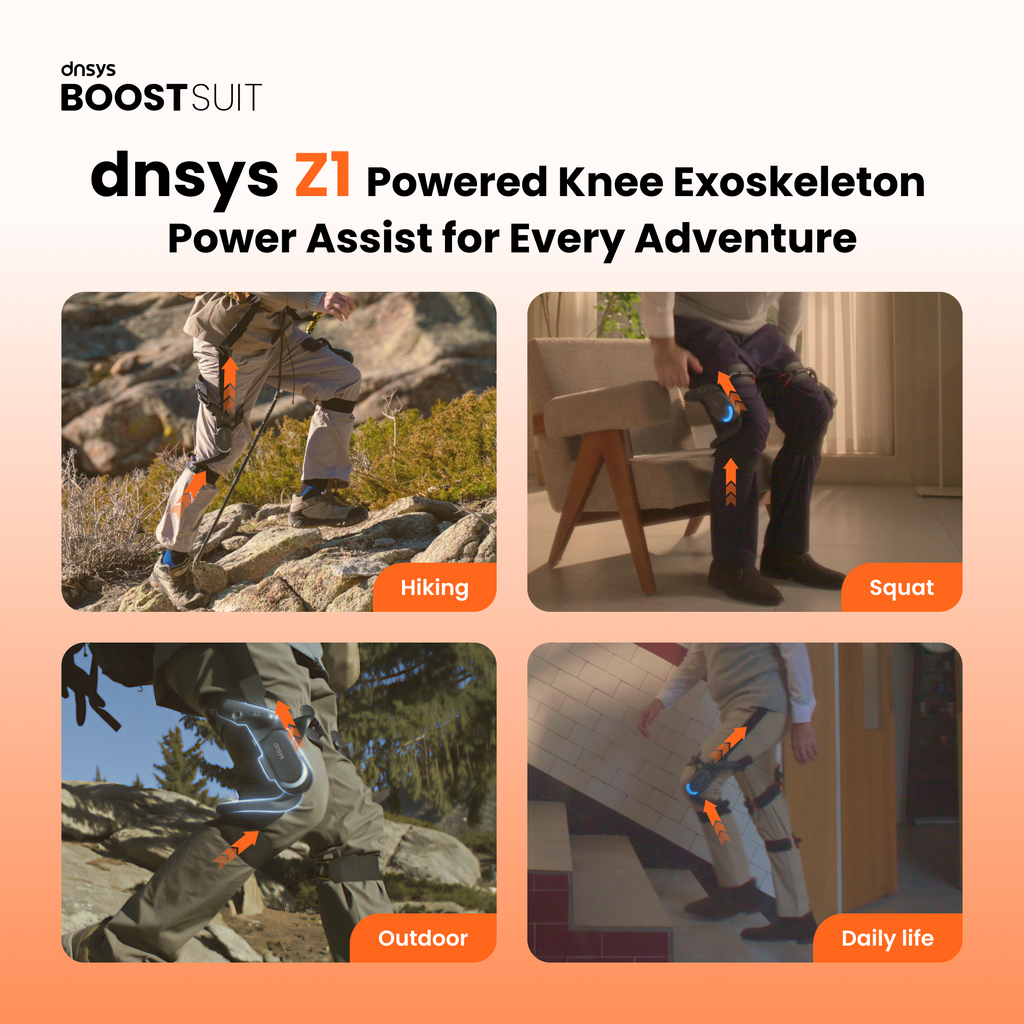 Dnsys Z1 Knee Exoskeleton: Every Step Is A Leap Forward