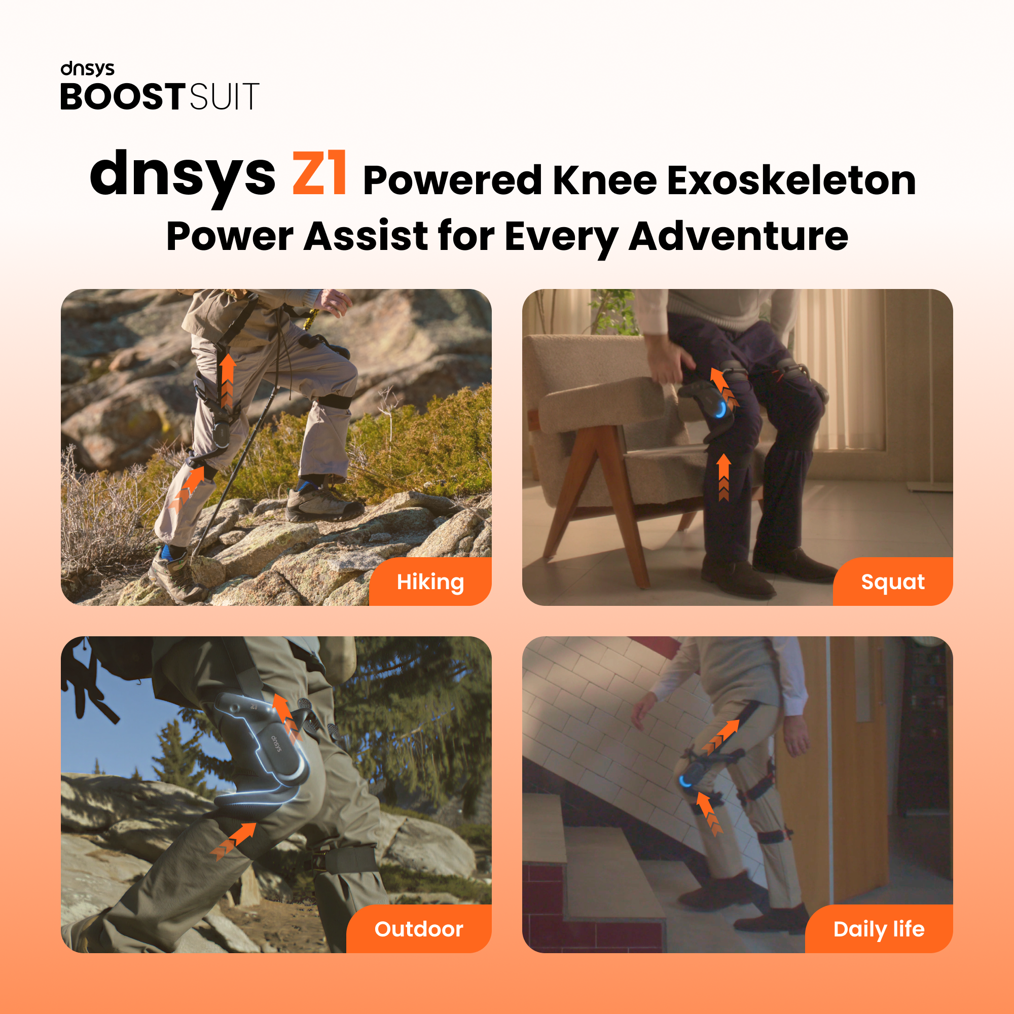 Dnsys Z1 Knee Exoskeleton: Every Step Is A Leap Forward